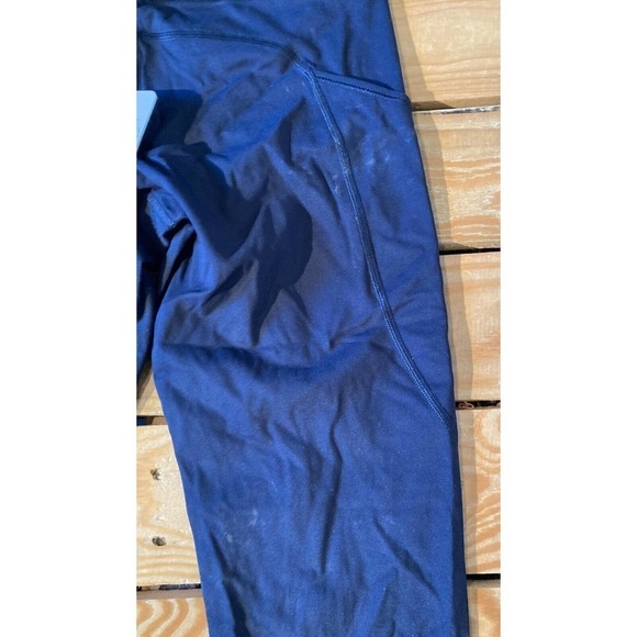 NWT CRZ Yoga Side Pocket Compression Leggings Size Small Women’s Navy - Picture 12 of 12